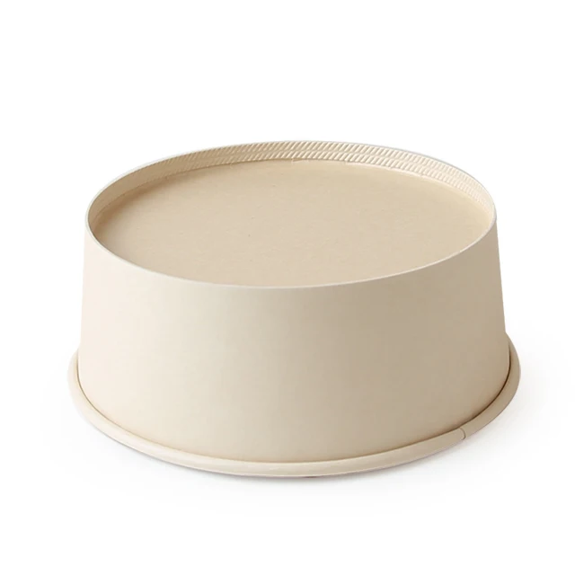 
16oz/25oz/32oz/36oz/42oz/50oz Disposable salad bamboo bowl with plastic lid 
