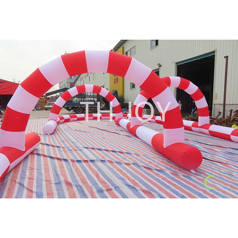 Exciting 15x7m Inflatable Quad Zorb Ball Track with Free Shipping to Your Door