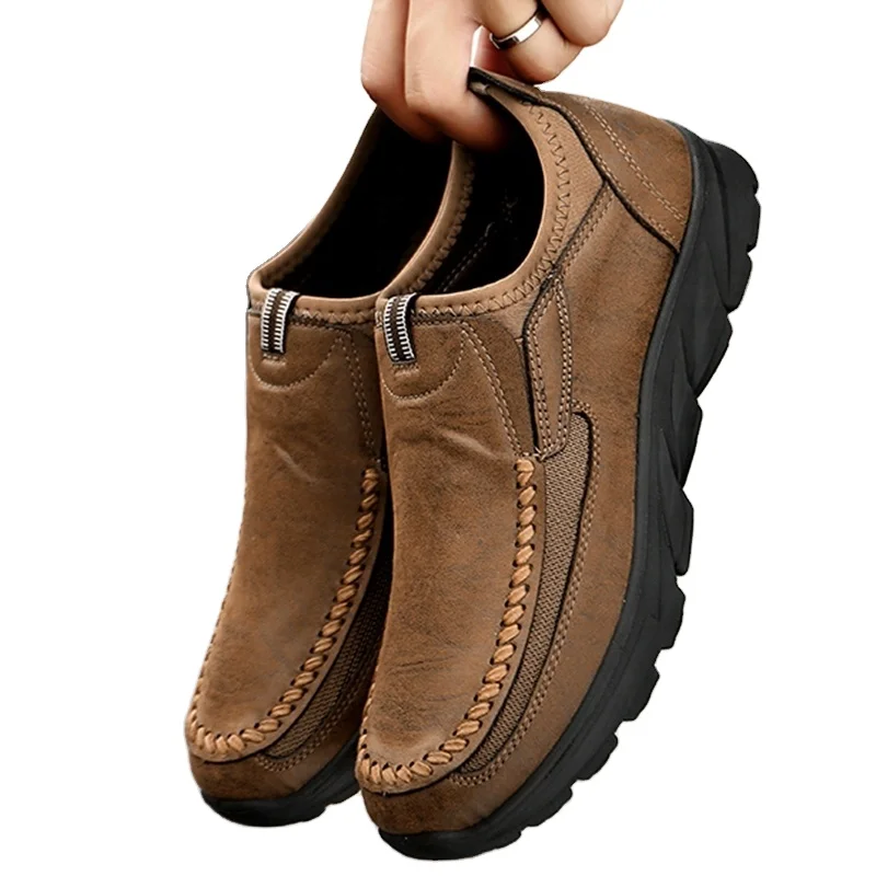 
Лидер продаж, мужская обувь, модные повседневные кожаные мокасины для мужчин 