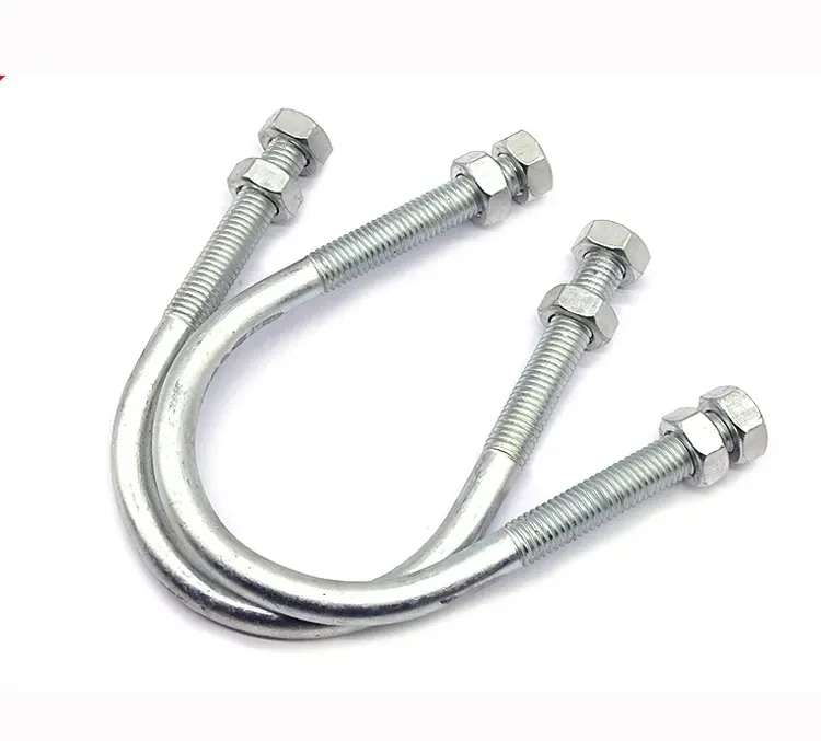 Din3570 High Strength and Hardness  Steel M8 Square U BoltSteel M8 Square U BoltSquare U Bolt High Strength and Hardness