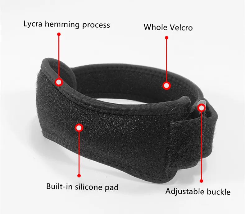 Sports knee pads with shock-absorbing compression silicone knee pads fitness mountaineering protective gear