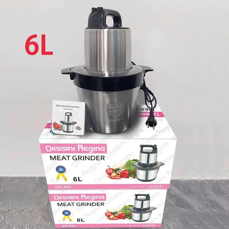 6l food processor meat grinder fufu pounding machine meat mincer machine
