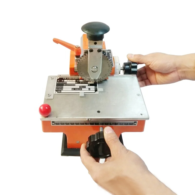 Portable type metal punching machine engraving machine for chassis number