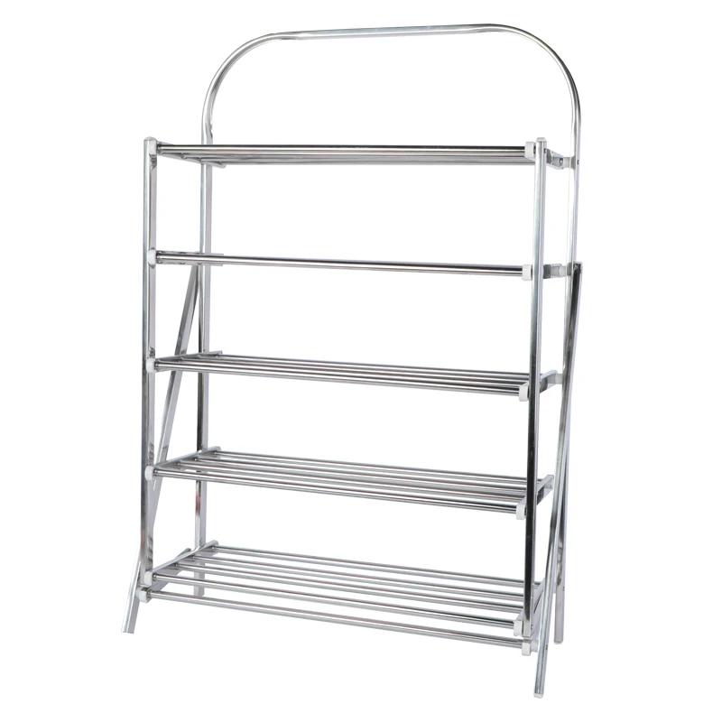 Shandong Factory Stainless Steel Shoe Shelf Simple  Multilayer Storage Rack