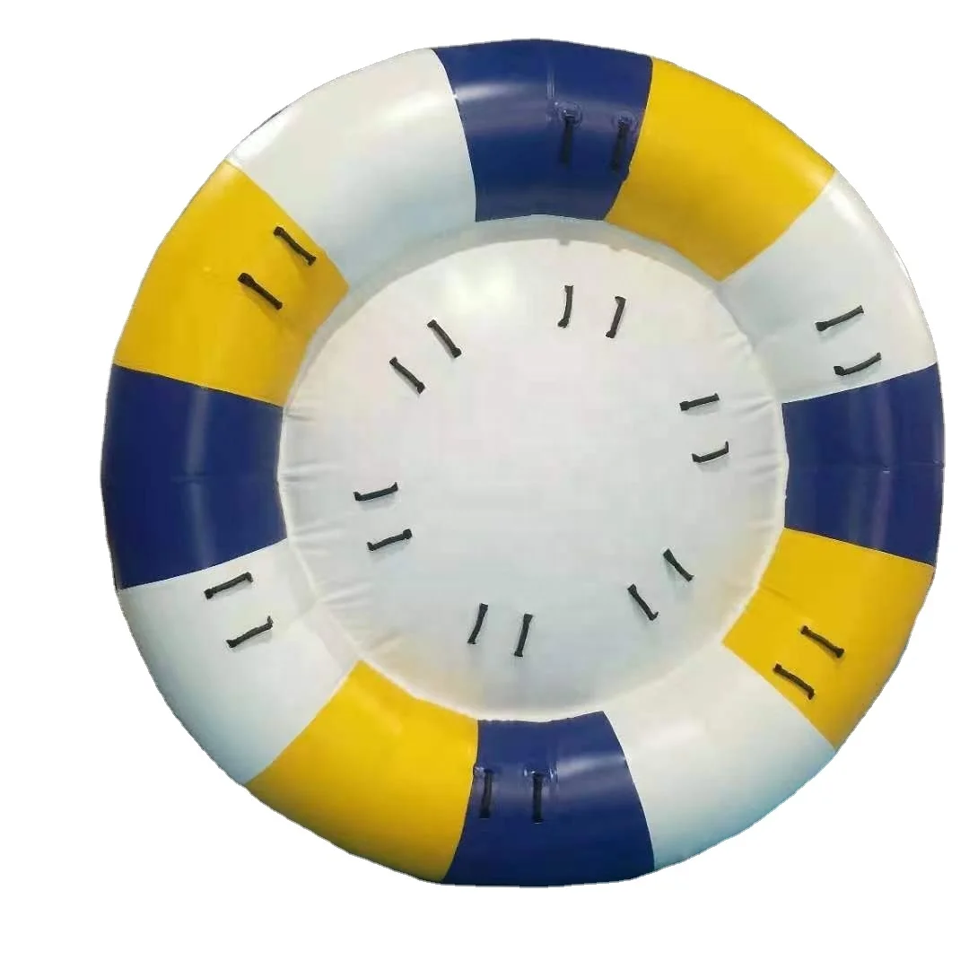 hot sales customized funny inflatable water Saturn/disco boat with 0.9mm PVC tarpaulin best quality