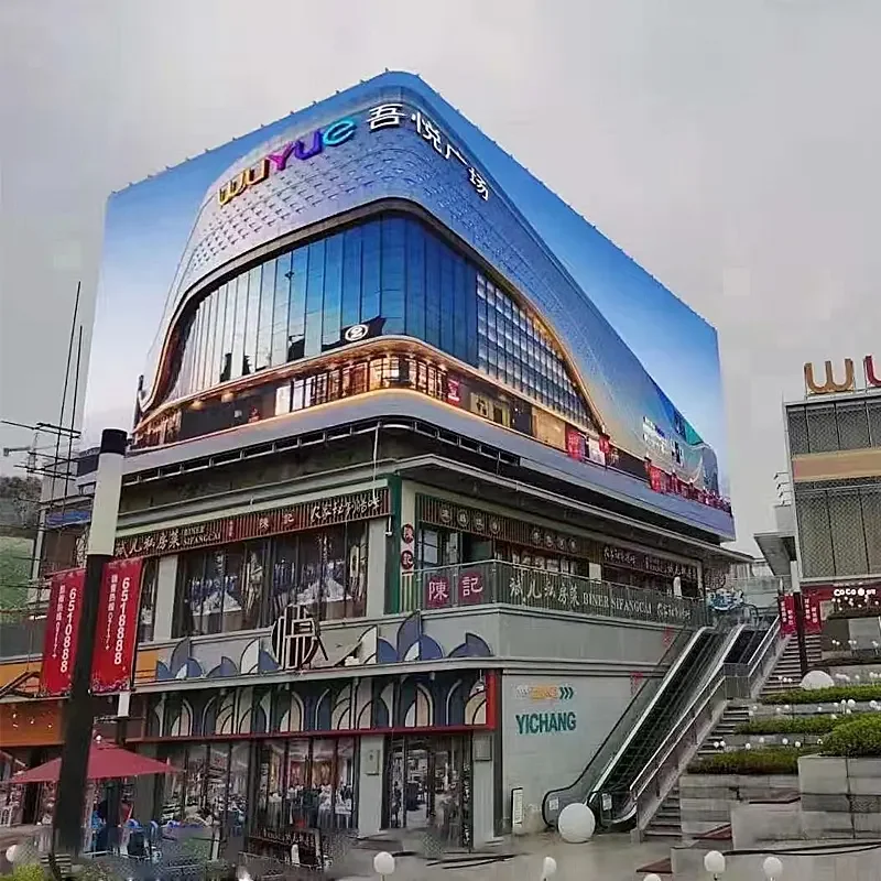 Открытый светодиодный экран голограмма рекламный щит уличный 3D гигантский видео настенный Hd плеер Pantalla цифровой вывески