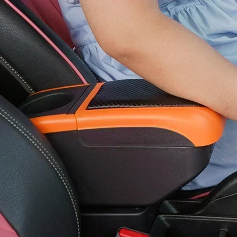 TONC Mahindra Bolero Center Console Armrest Box, with dual-layer storage, seamlessly integrated USB charging, and cup holder