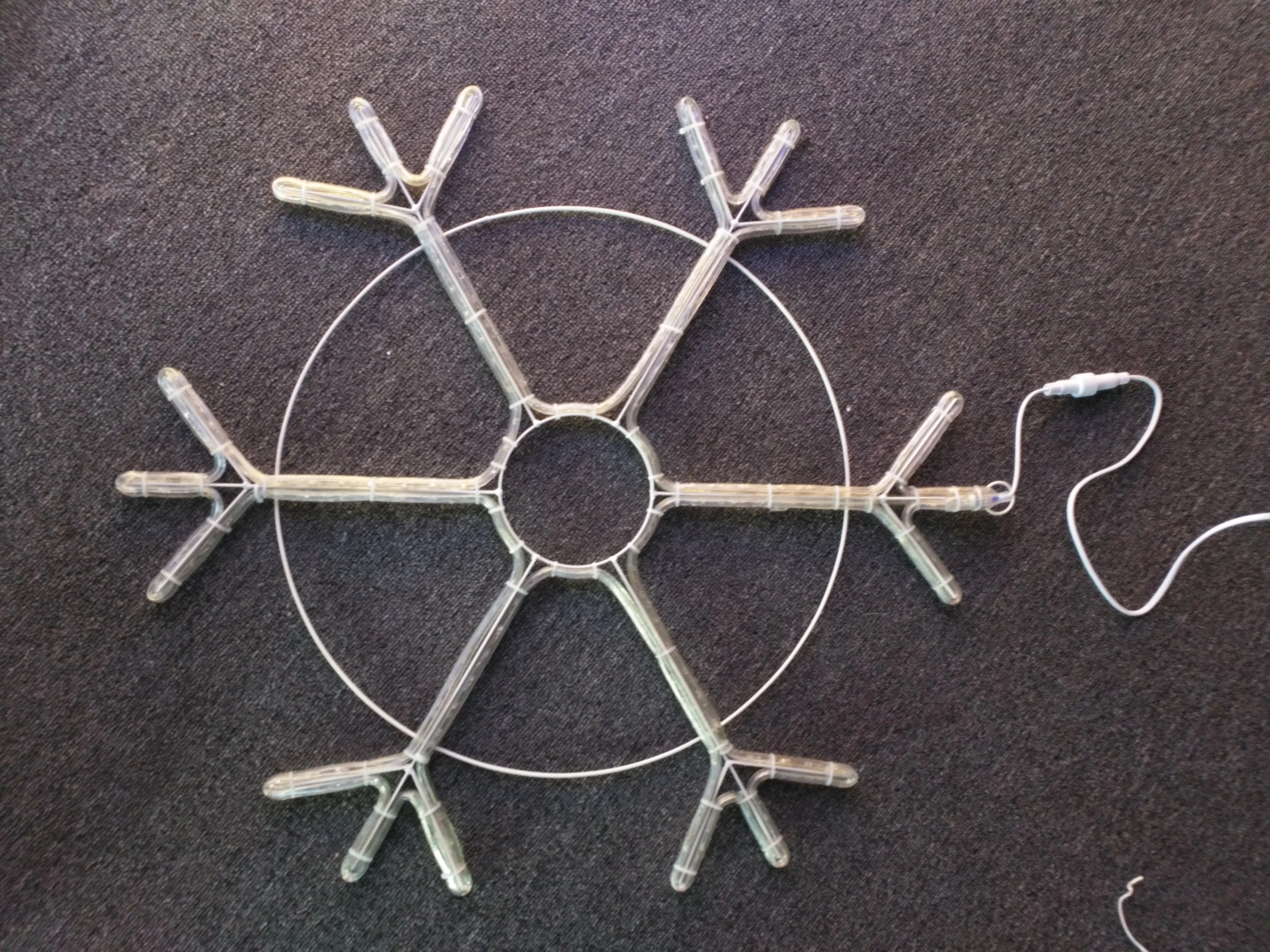 christmas snowflake light