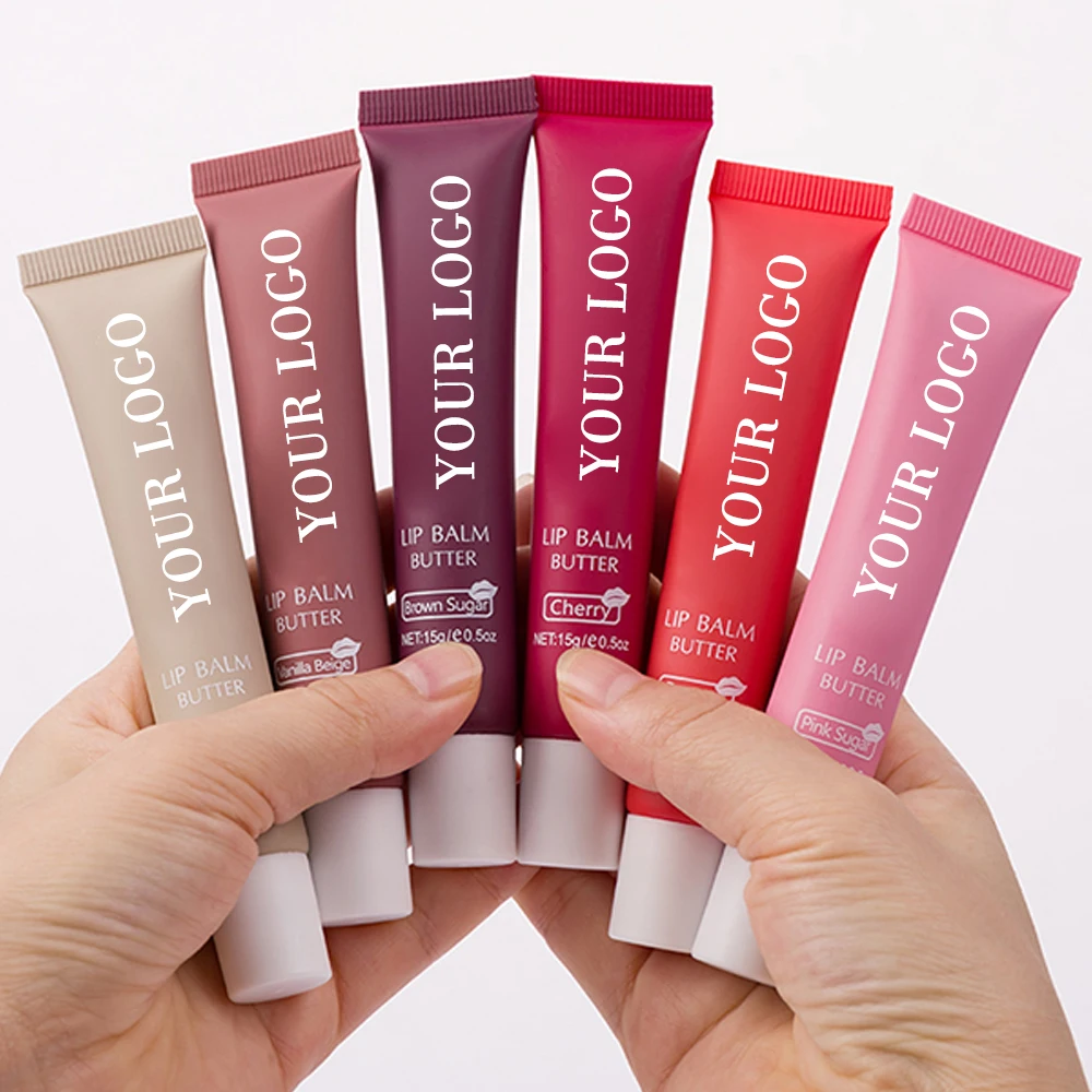Summer Fridays Lip Balm Private Label Wholesale Custom Pink Color Lip Oil Balm Peptide Fruit Flavor Treatment Lip Butter Balm