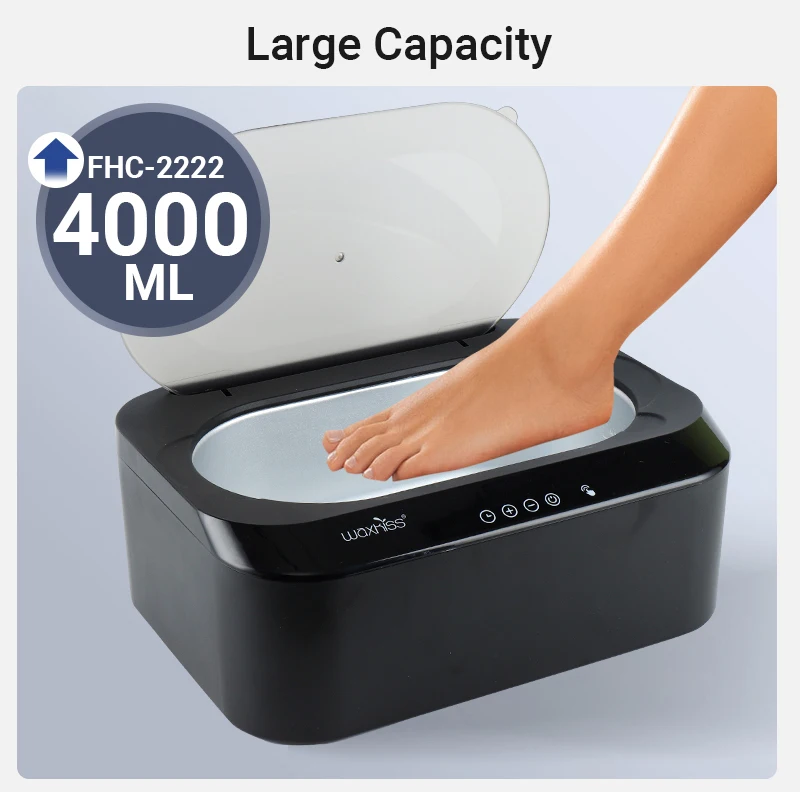 Waxkiss 4000ml Paraffin Wax Heater Kit For Hand And Foot Care Moisturize Skin For Personal Use