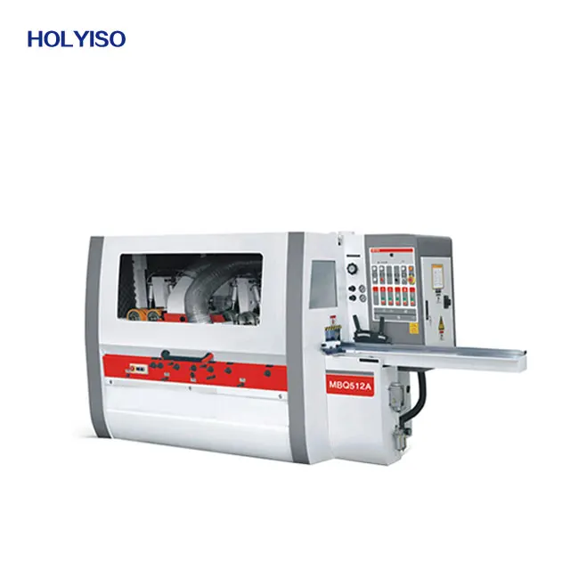 HOLYISO Heavy Duty 4 Side Planer for Solid Wood Mass Processing MBQ512A For Furniture manufacturers