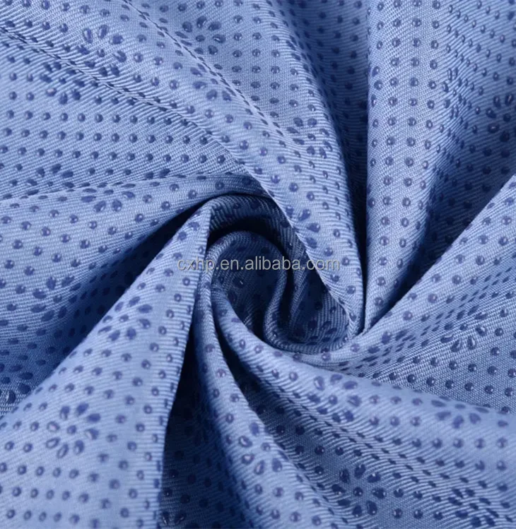 Tropical Anti Slip Silicon Pvc Dot Gabardine Non Slip Backing Fabrics Polyester 100% Microfiber Mattress Cover