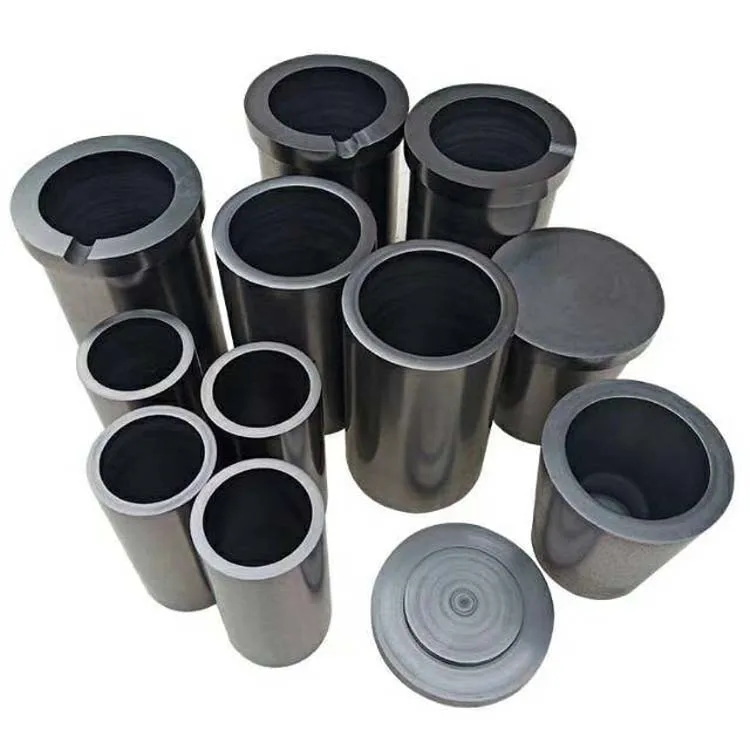 Good Heating Induction Furnace Graphite Crucible For Metal Melting