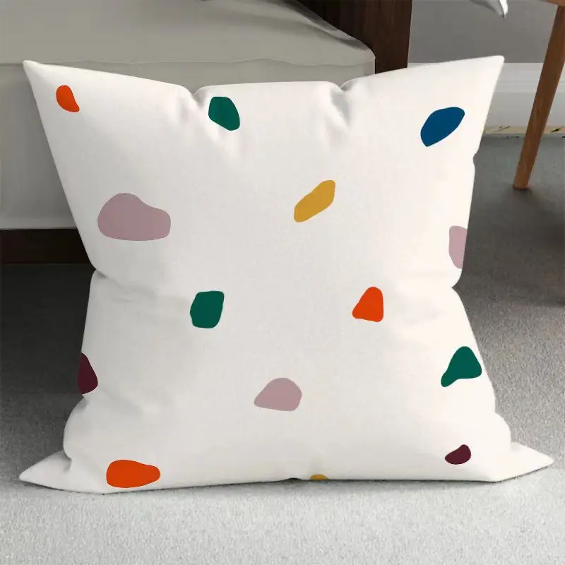 high quality professional digital printed custom size decorative pillow case, cotton anti-pillowing sofa throw pillow case cover