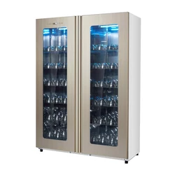 P10 Double Door Commercial Latest Design Tableware Sterilizer Commercial Uv Cabinet Disinfection Cabinet Tableware