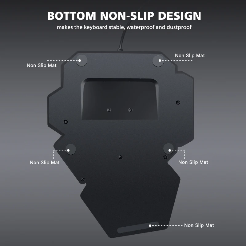 Лидер продаж на Amazon проводная мини-клавиатура с подсветкой для телефона и