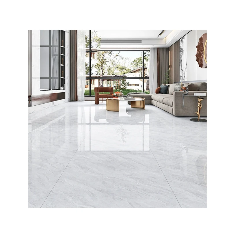 Hot Sale 60x60 Glossy Porcelain Marble Tile For Floor Polished Glazed Surface Porcelain Floor And Wall Tiles