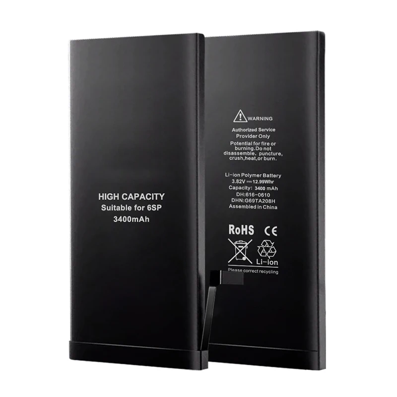High Capacity Mobile Phone Battery for IPhone 6s plus Rechargeable Cell phone Batteries