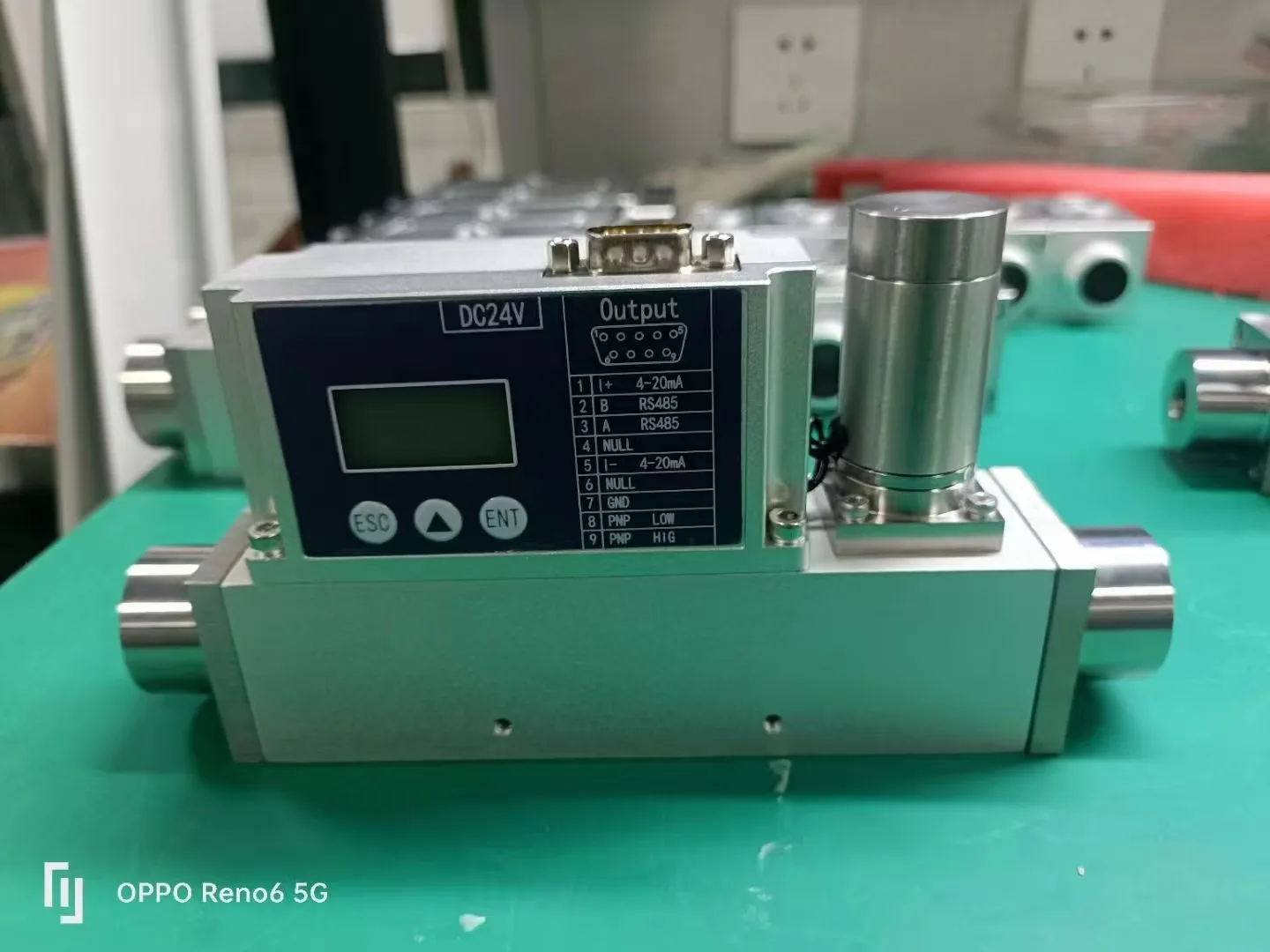 High Precision Automatic Thermal Mass Flow Controller With RS485 Output For Regulating Gas Size