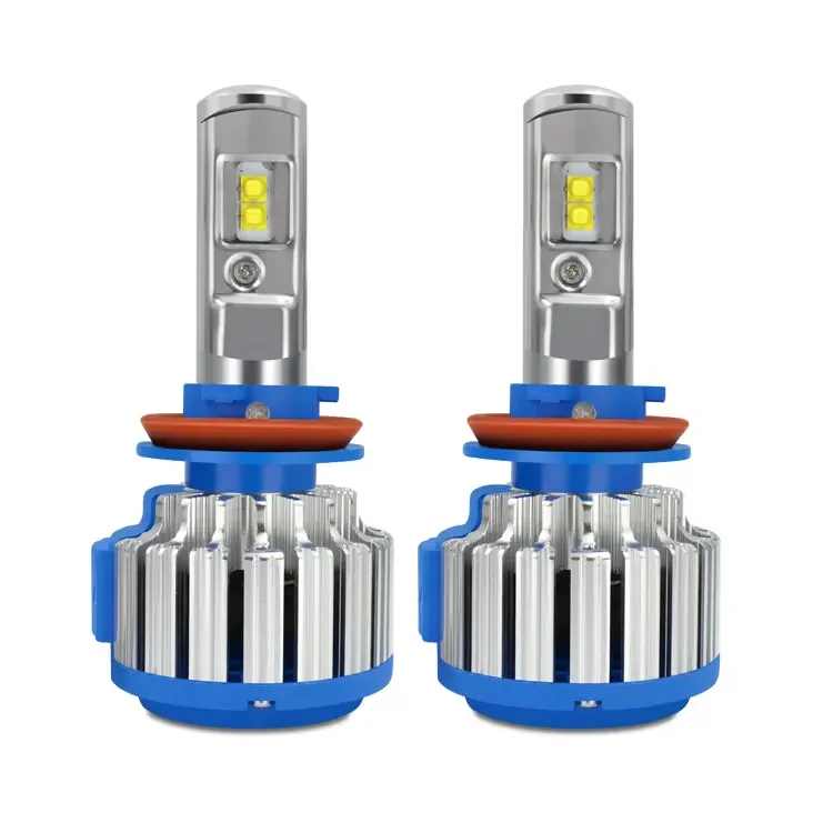 Factory wholesale T1 40w 8000lm h1 h3 h11 car daytime running light led headlight bulb for cars