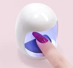 Household quick-drying phototherapy machine baking lamp mini led nail lamp small portable non-black hand single finger nail lamp
