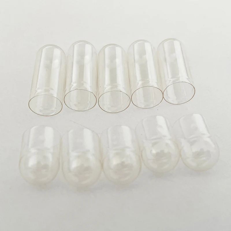 Factory price clear hollow capsules size 00 0 custom Halal veggie empty capsules