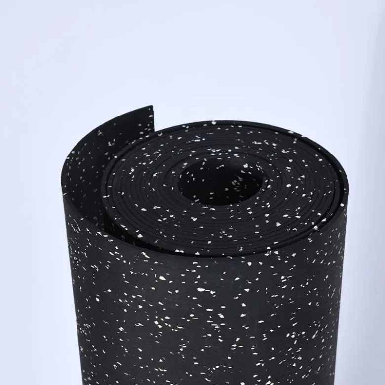 Noise Reduction Soft Gym Rubber Sports Flooring Roll with Epdm Granules
