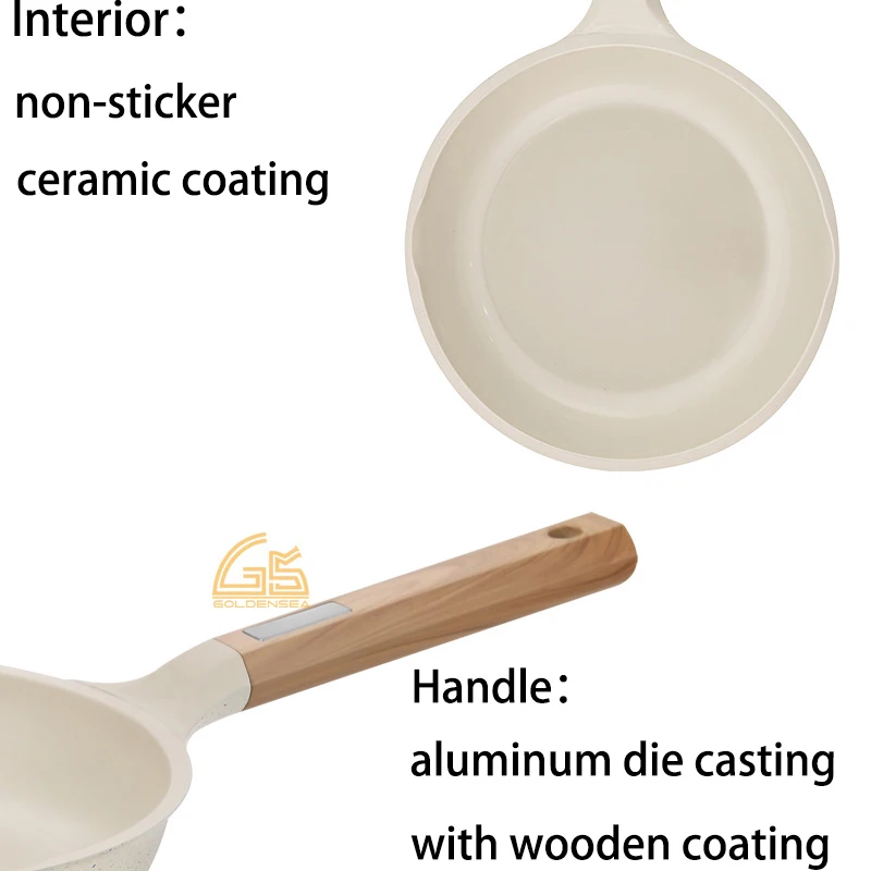 7pcs aluminum polished kitchen die cast granite cook duty cooking pots price press aluminum cookware set casserole of 7 pieces