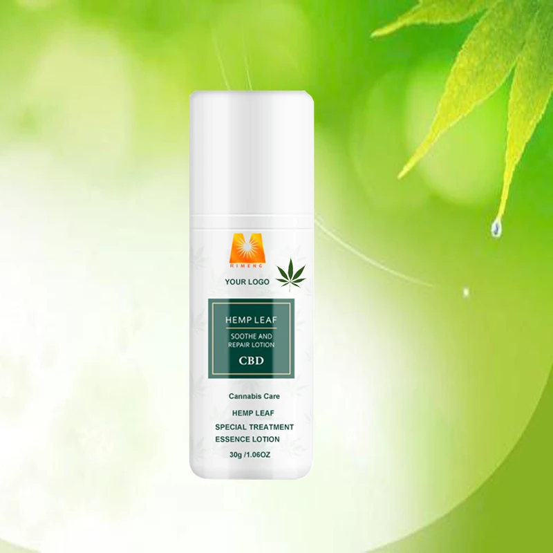 
Customizing wholesale from your original factory natural soothing hemp leaf facial lotion 