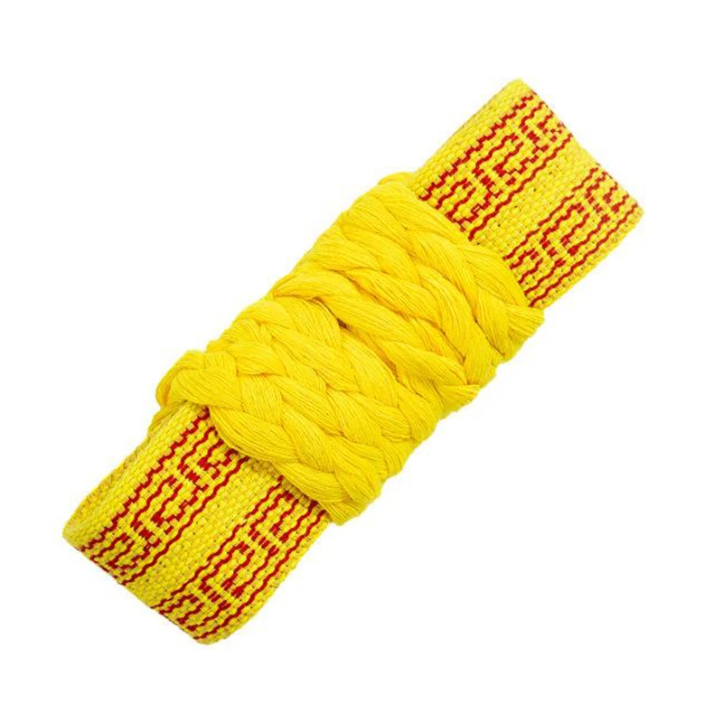 Solid color chinese classic Martial arts tai chi woven kung fu belt wushu belt chinese traditional opera belt for wusheng actor