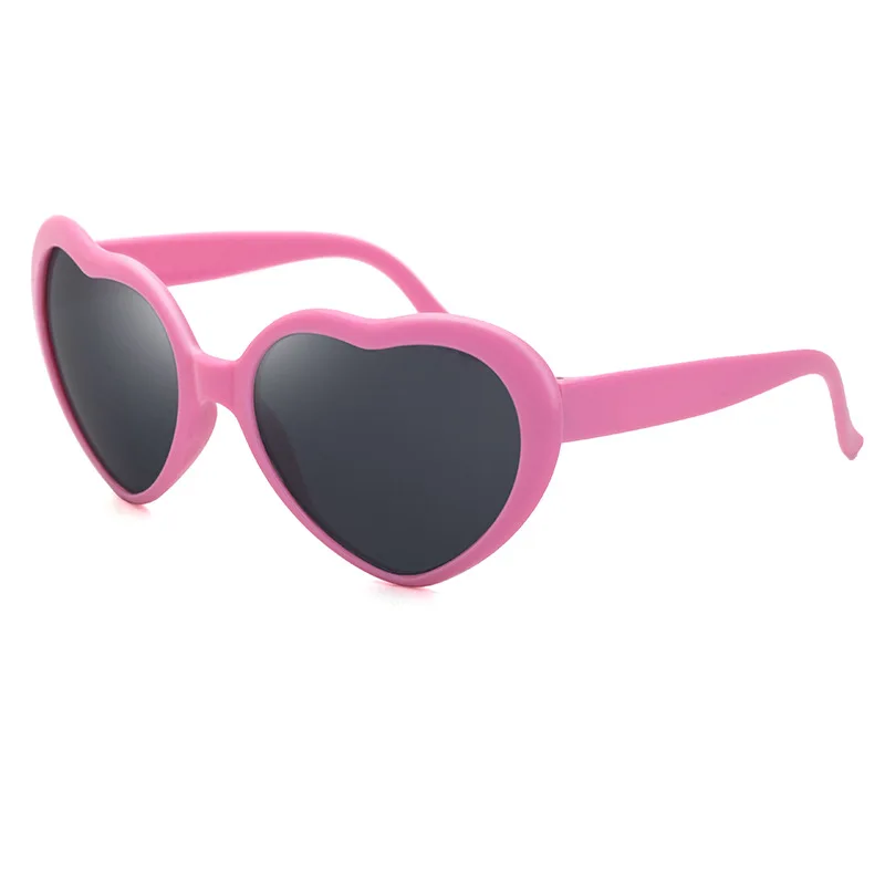 Wholesale Girls Trippy Kids Gafas Light Hearts Special Effect Magic Shape Love Sunglasses Diffraction Heart Glasses