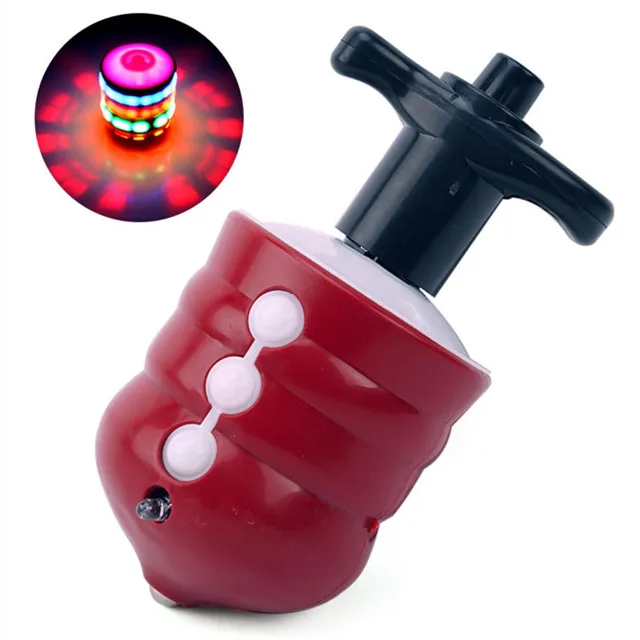 Напольный детский музыкальный гироскоп, деревянный красочный светящийся гироскоп, игрушка, 72 вида, изменение света