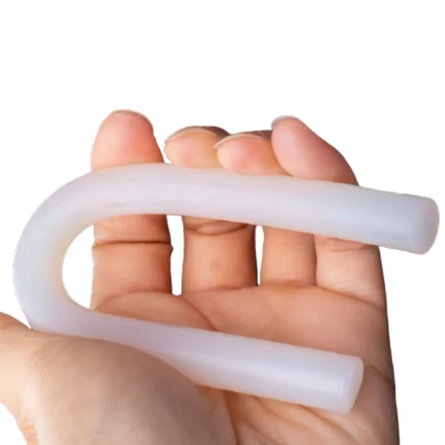 Support non-standard customized solid silicone tube high temperature resistant and high elasticity silicone rubber