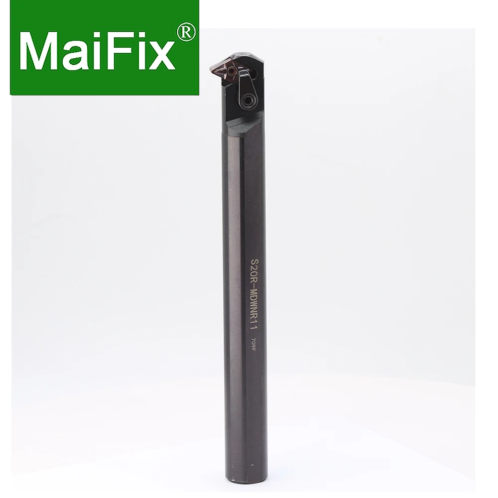 Maifix MDWNR Internal Turning Tool Holder Lathe Cutter Tools 62.5 Degree Boring Bar Lathe Tool Set