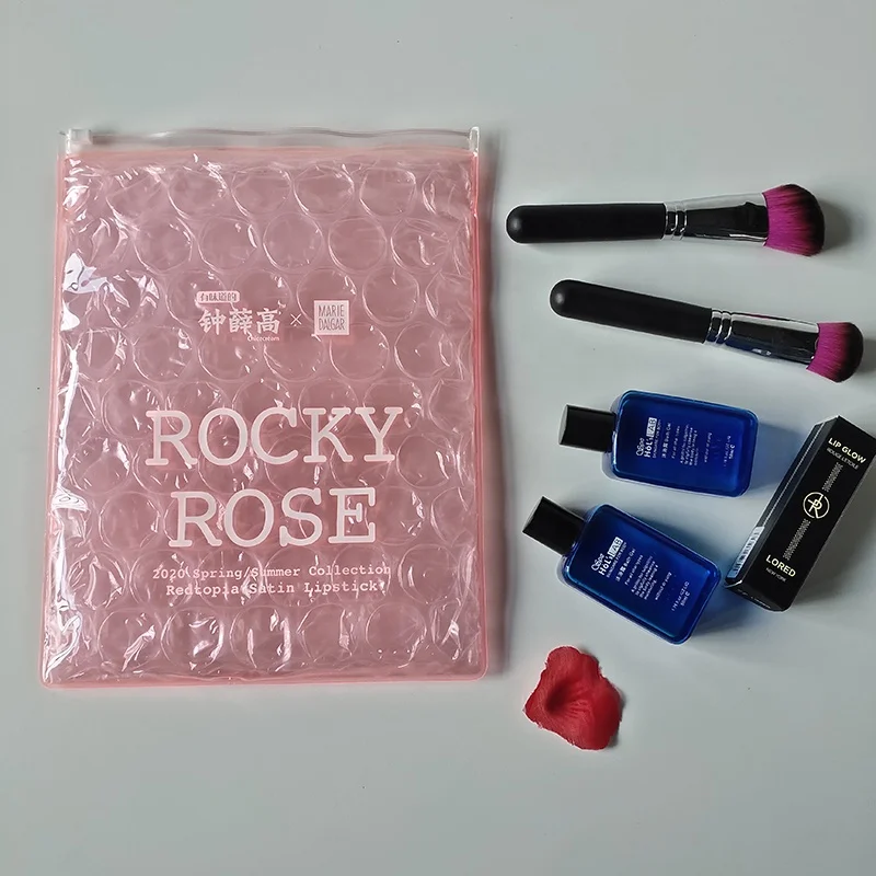 shockproof customized bubble mailer bags,pink shipping bags bubble mailers with zipper