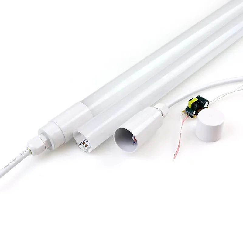 18W IP65 Waterproof Tube Light T8 LED Refrigerator Freezer Tube Light 2FT 3FT 4FT 5FT Supermarket LED Tube Fixtures