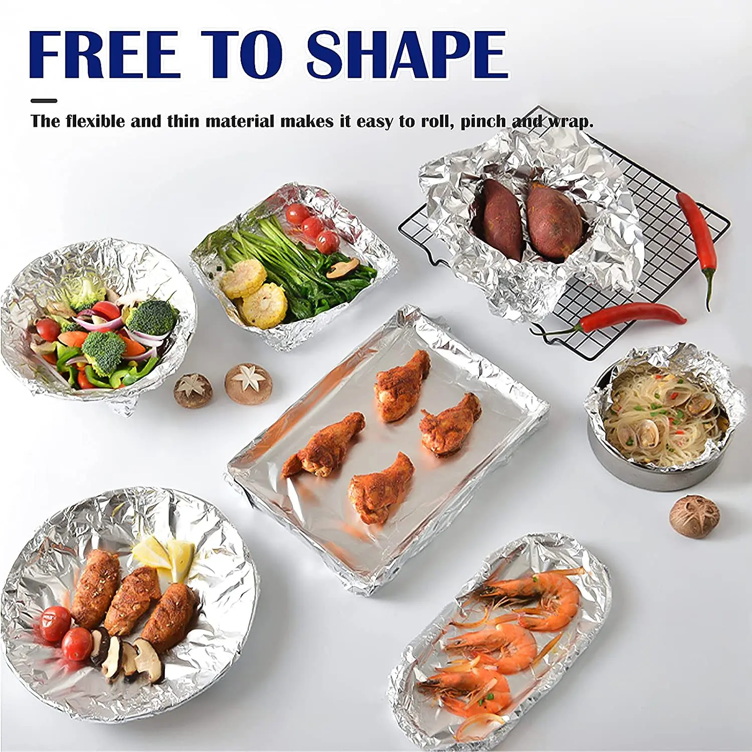 Aluminum Pop-up Foil Sheets Personalized Design Food Grade Chocolate Candy Wrapping For Kitchen Bakery