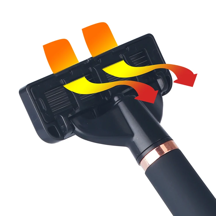 Custom Logo Razor Men Five Blades Safety Razor Metal Handle Shaving Razor