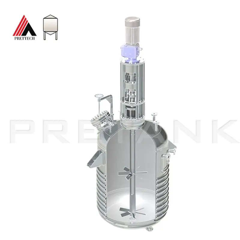 Customized Capacity Stainless steel tank  chemical  reactor for resin