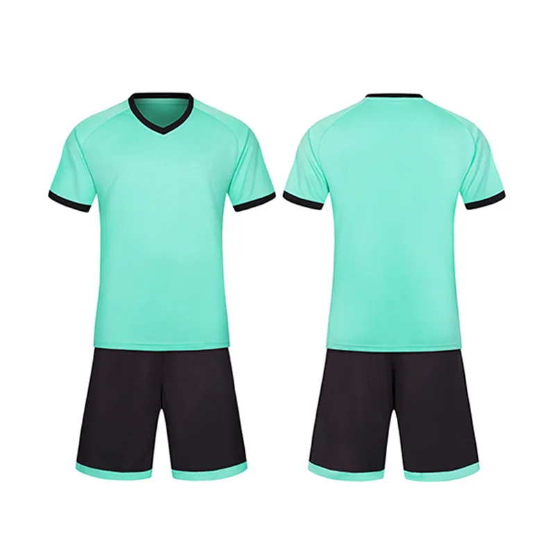 Bulk Soccer Uniform Set High Quality Football Shirt Shorts Clothes Tracksuit Retro Custom Soccer Wear Jerseys For Football