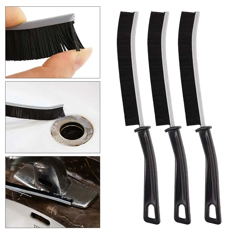 Wholesale Crevice Cleaning Tool Window Groove Cleaning Brush Bathroom Gap Cleaning Brush Hard Bristle Crevice Cleaning Brush