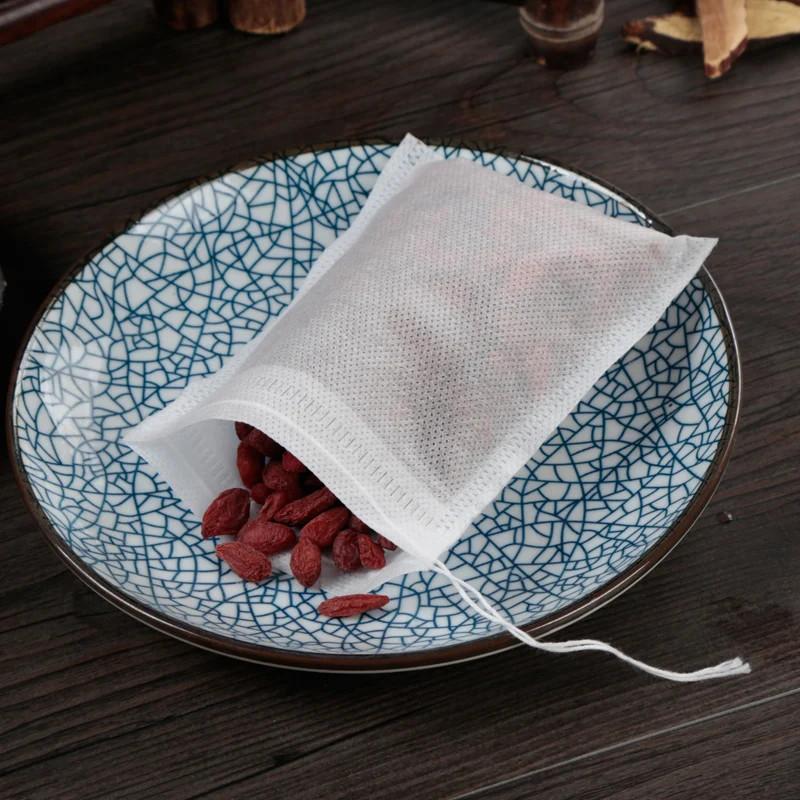 Biodegradable empty packing herbal medicine spice drip coffee disposable infuser tea filter drawstring bags