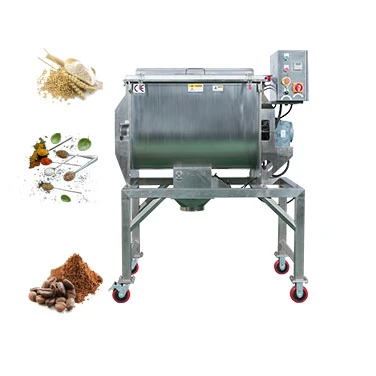 Nice Profile SHANGHAI Factory 500kg Capacity Stainless Powder Spices Ribbon Mixer Horizontal Fertilizer