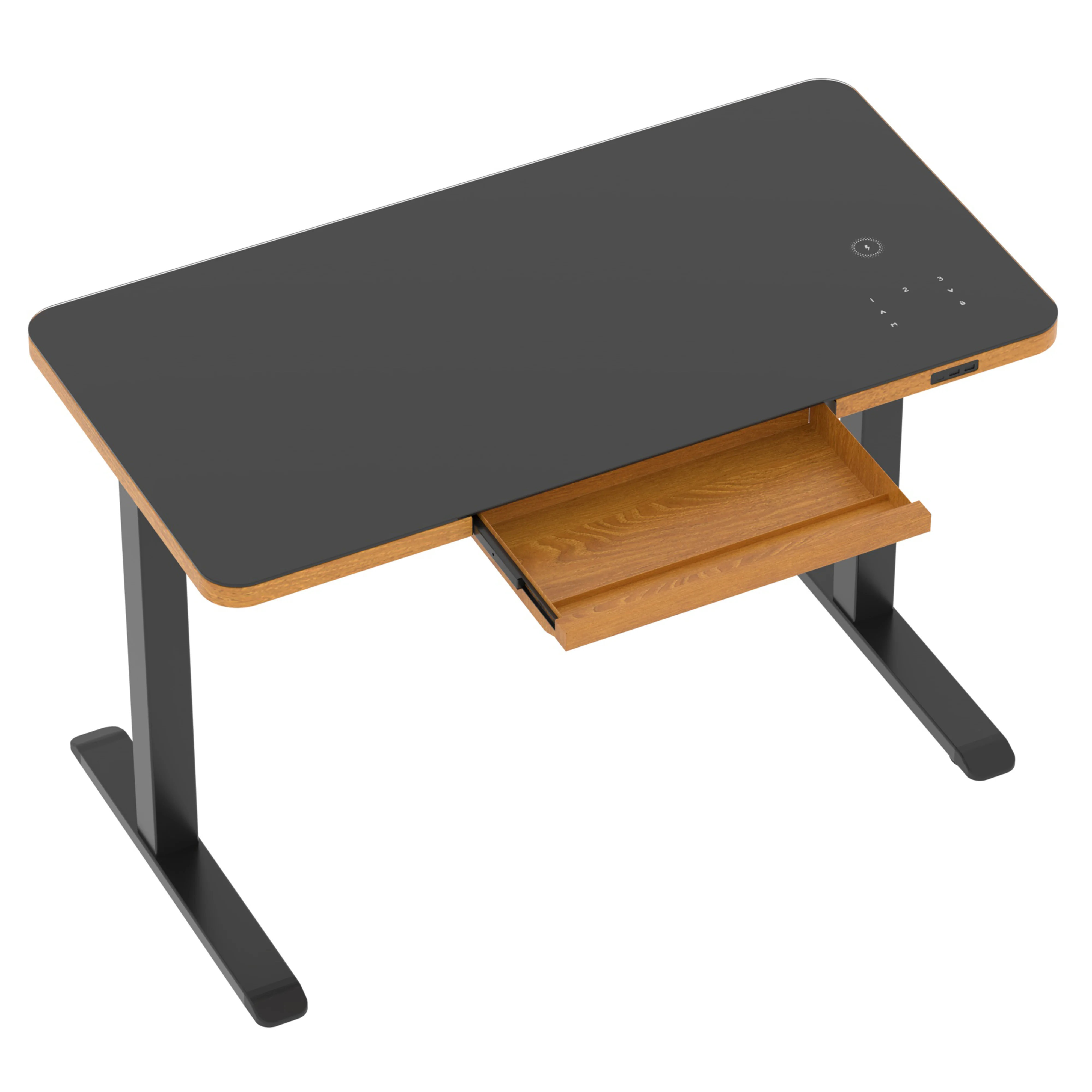 Cheap Gaming Table  Manual Height Adjustable Desk Frame Modern Office Furniture  streaming desk