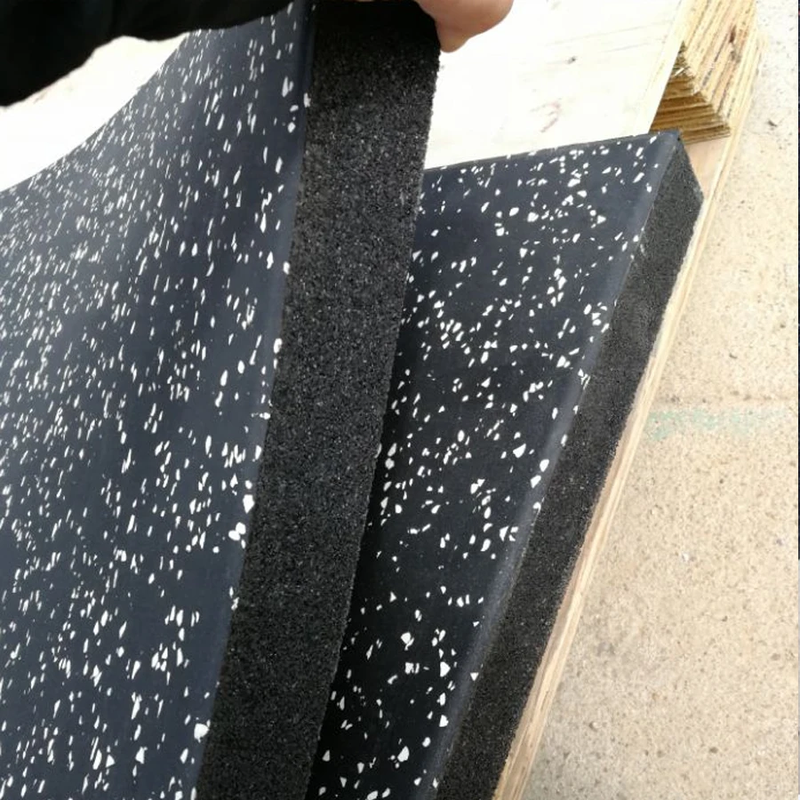 Superior Quality Rubber EPDM Granules Floor Tiles Fitness Floor Mat
