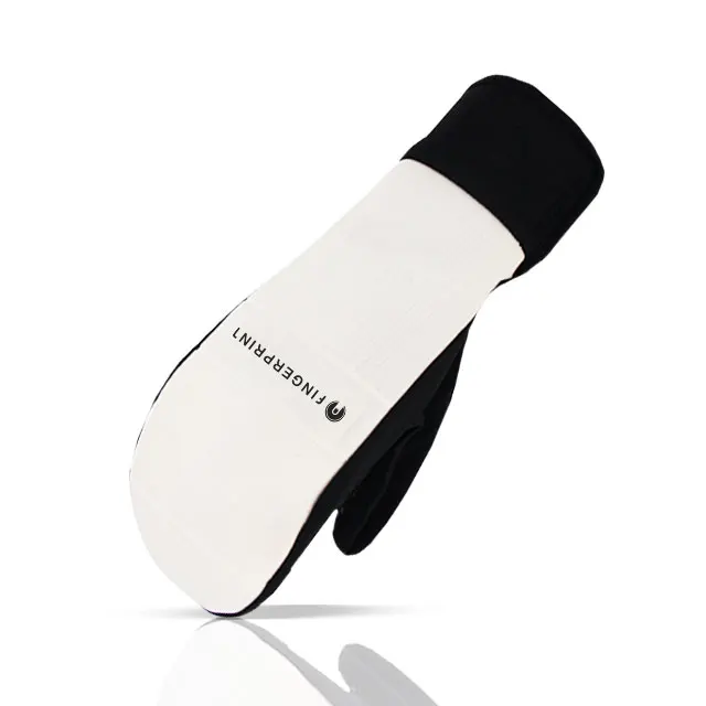 Customize windproof Warm Snow Weather neoprene Unisex PU leather Waterproof Warm Snowboard sports screentouch Ski Glove