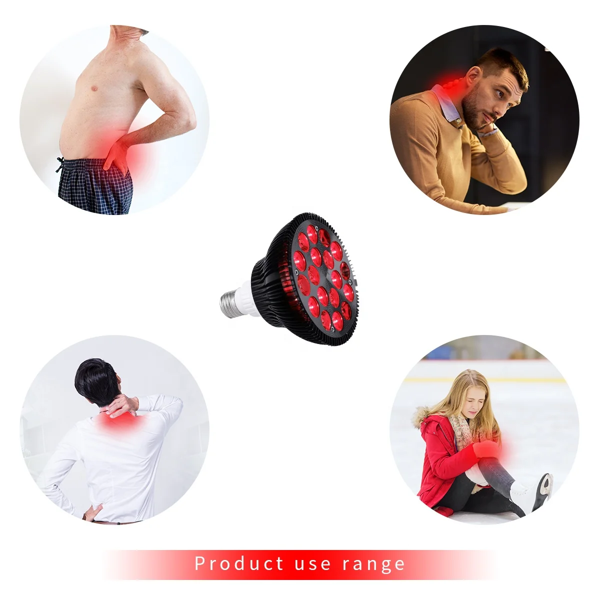 SODOLUX Family Handheld Pet Injury Pain Relief Treatment red light therapy lamp with 1.5M Line