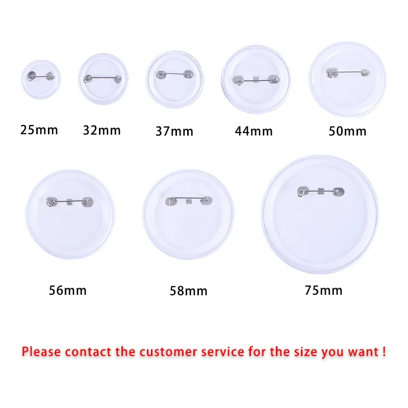 Best Price Manual Button Badge Making Machine With Metal Slide Plate Round Button Maker with Pin Back Button Material 100 Sets