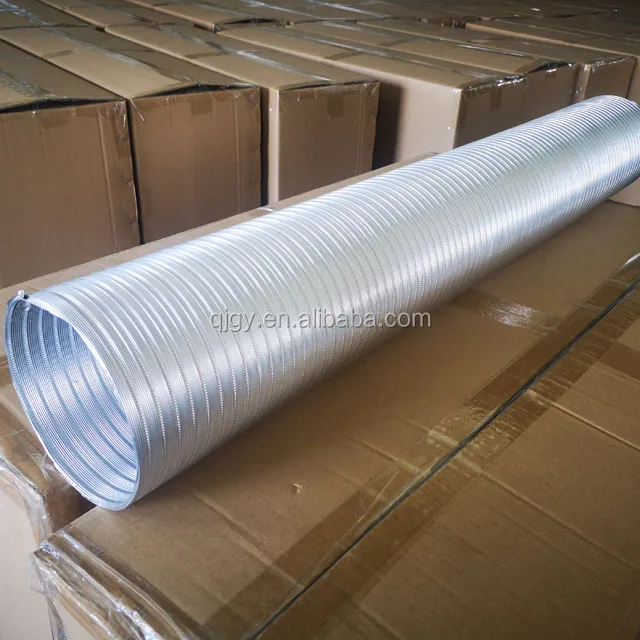 Semi-Rigid Aluminum Flexible air duct for Air Conditioner Parts