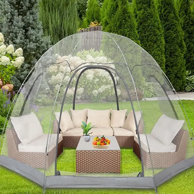 Transparent Bubble House Igloo Dome Tent House Portable Outdoor Winter Camping Ball Tent for Garden Winter Adventures
